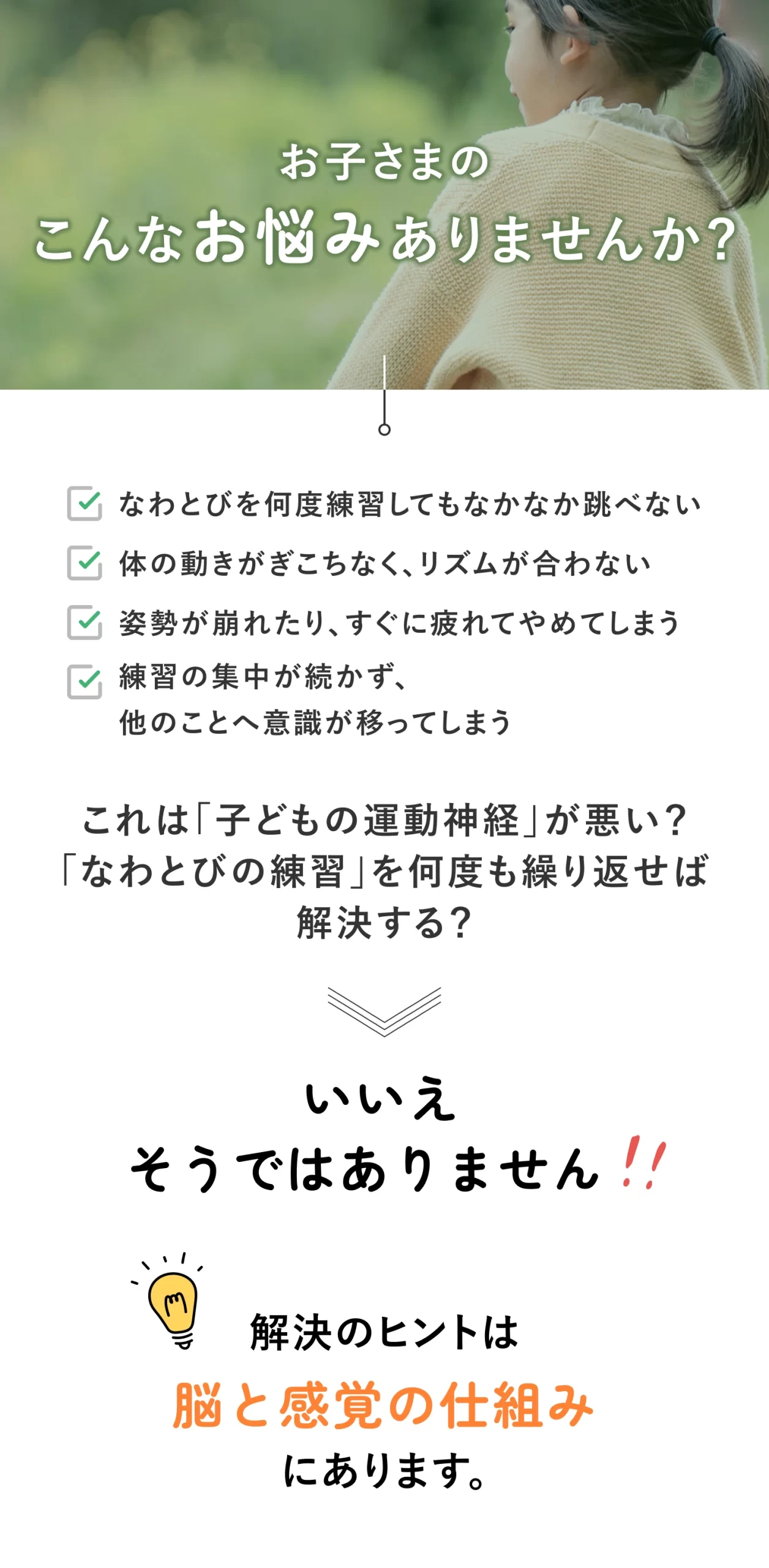 問題提起セクション