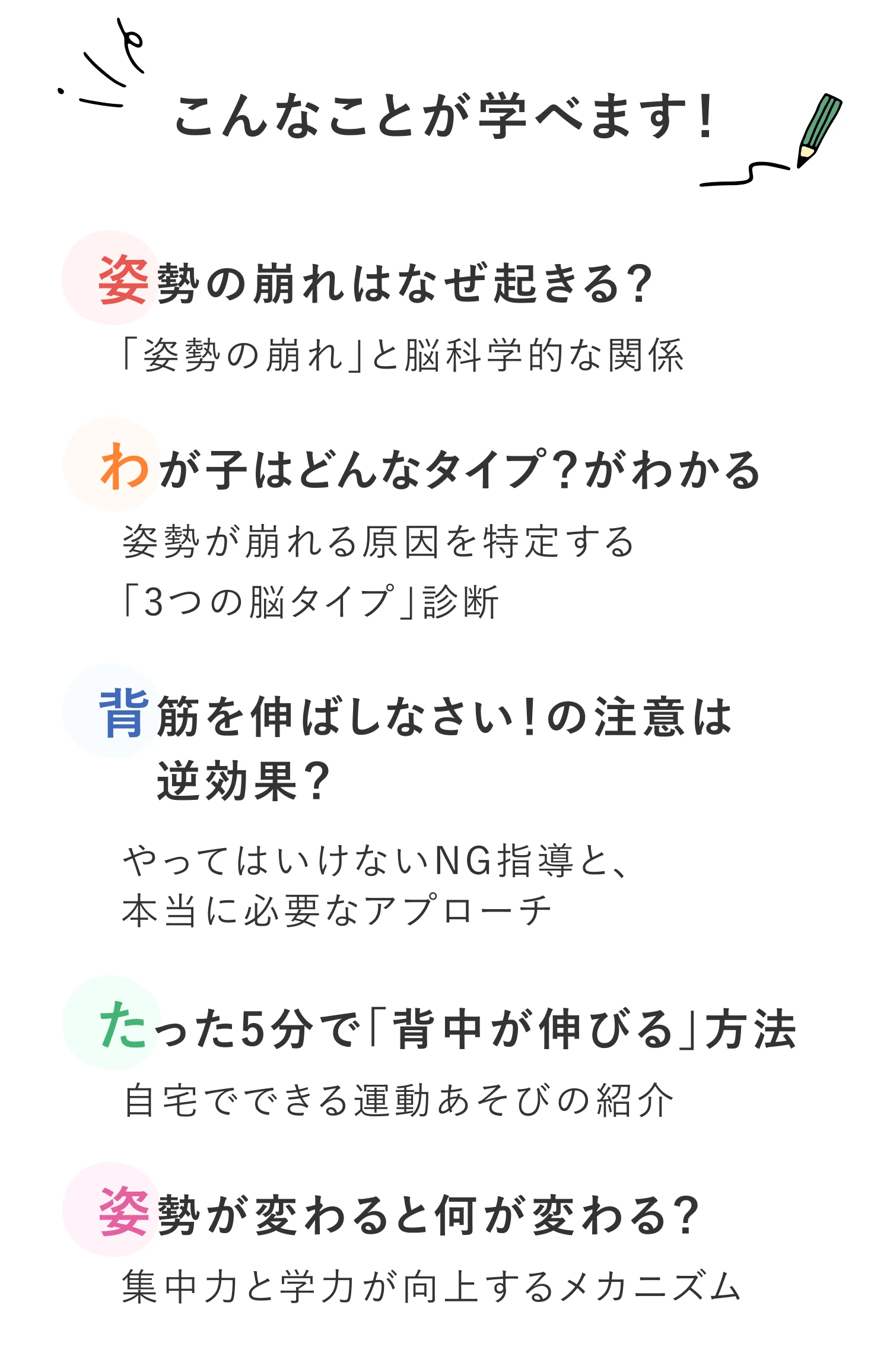 プログラム内容セクション